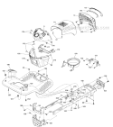 Part Location Diagram of 414872X550 Weed Eater Fender